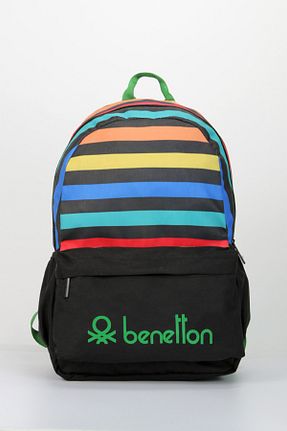 کیف مدرسه رنگی بچه گانه پارچه ای Benetton - کد 347187820
