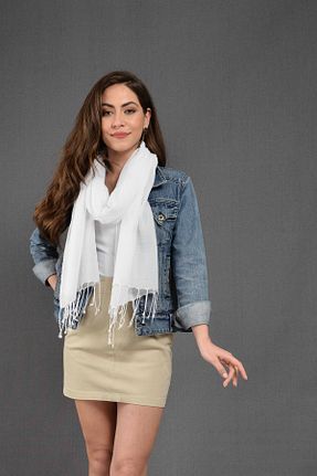 شال سفید زنانه Dosimira - کد 347809470