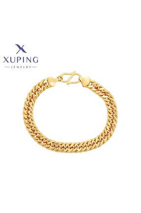 دستبند استیل (فولاد) طلائی زنانه MEVA JEWELRY - کد 347823678