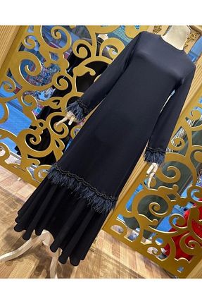 لباس حجاب سرمه ای زنانه اسلیم tuhana ferace - کد 347854575