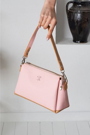 کیف دوشی صورتی زنانه چرم مصنوعی Polo Of Colors - کد 347876101