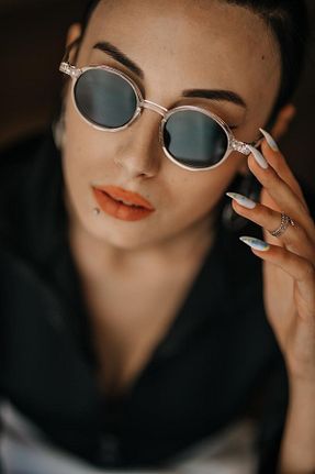 عینک آفتابی سفید زنانه پلاریزه TOMY TİMY - کد 347878548