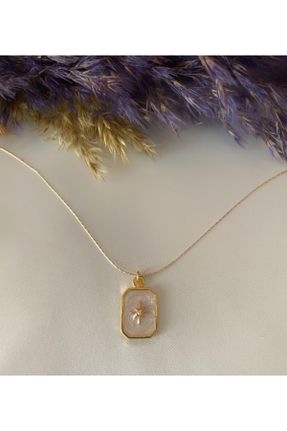 گردنبند جواهر طلائی زنانه روکش طلا کد 347882252