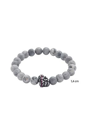 دستبند استیل (فولاد) طوسی مردانه استیل (فولاد) Energetix - کد 348007663