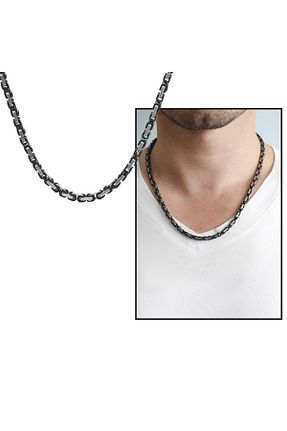 گردنبند استیل ( فولاد ) طوسی مردانه استیل (فولاد) Genel Markalar - کد 696191749