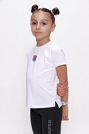 تیشرت اسپرت سفید زنانه رگولار Trabzonspor - کد 348100821