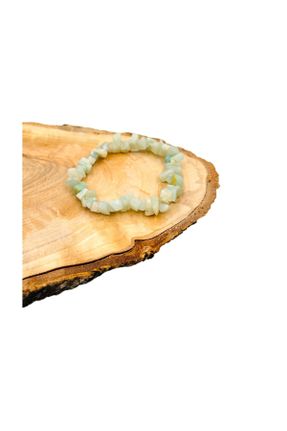 دستبند جواهر سبز زنانه سنگی کد 348101330