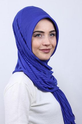 روسری سرمه ای پنبه ای Moda Asse - کد 224504830