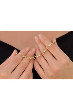 دستبند جواهر طلائی زنانه Marbling - کد 74741292