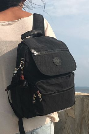 کوله پشتی مشکی زنانه سایز متوسط DodoButik - کد 74965939