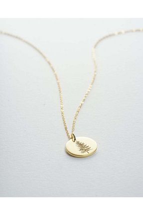 گردنبند نقره طلائی زنانه 24 عیار silver925express - کد 75003885