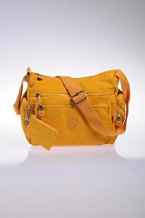 کیف پستچی زرد زنانه پارچه ای Smart Bags - کد 6624627