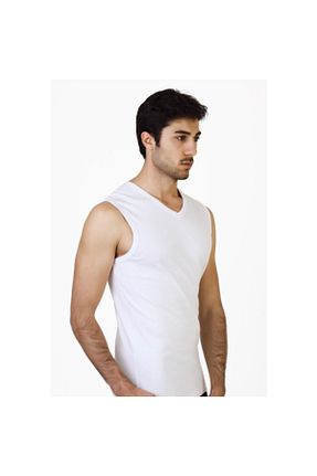 رکابی سفید مردانه بدون آستین HAVLET - کد 74461519