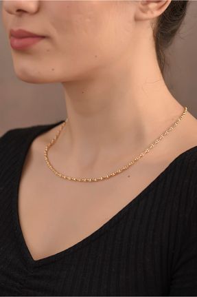 گردنبند طلا زرد زنانه 14 عیار Ayyıldız Kuyumculuk - کد 67949731