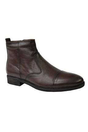 بوت / نیم بوت قهوه ای مردانه چرم خالص KALE - کد 50992748