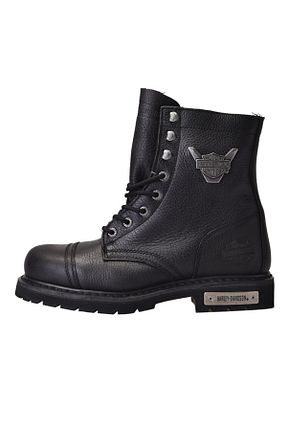 بوت / نیم بوت مشکی زنانه چرم خالص Harley Davidson - کد 66392850