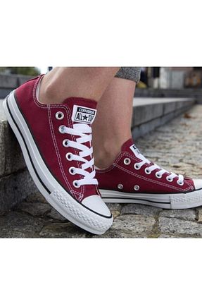 کفش پیاده روی زرشکی مردانه پارچه ای Converse - کد 87006213