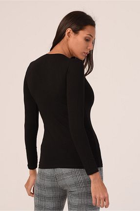 بادی مشکی زنانه یقه دوچرخه DISENTIS MODEST - کد 93761933