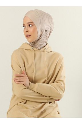کلاه شنای حجاب قهوه ای زنانه Ecardin - کد 94458777