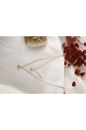 گردنبند جواهر طلائی زنانه روکش طلا Genel Markalar - کد 677474956
