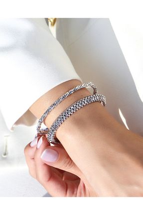 دستبند طلا زنانه 14 عیار Karadeniz Kuyumculuk - کد 346986790
