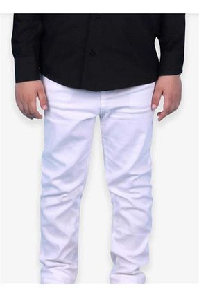 شلوار سفید بچه گانه کتان Nacar - کد 347118640