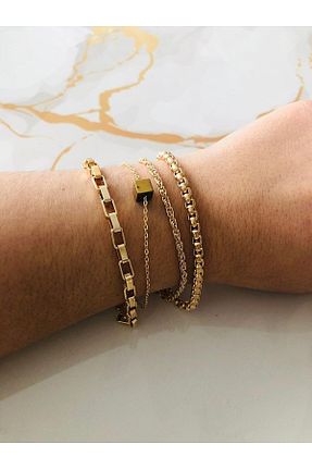 دستبند جواهر طلائی زنانه X-Lady Accessories - کد 140903468