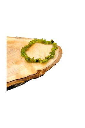 دستبند جواهر سبز زنانه سنگی کد 348111184