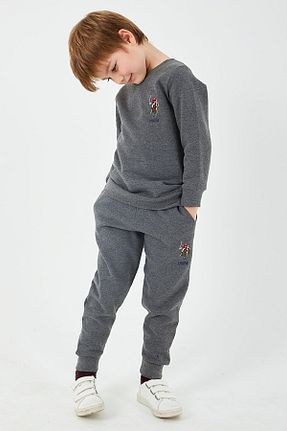 ست کرمکن اسپرت طوسی بچه گانه پنبه پلی استر U.S. Polo Assn. - کد 347905125
