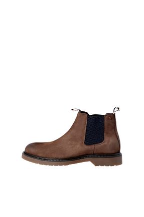 بوت / نیم بوت قهوه ای مردانه چرم خالص Jack & Jones - کد 346718851