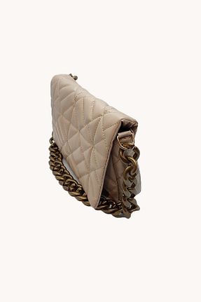 کیف دوشی قهوه ای زنانه چرم مصنوعی ELNES GROUP - کد 346852039