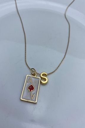 گردنبند جواهر طلائی زنانه روکش طلا کد 347179141