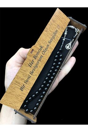 تسبیح مشکی سنگ اولتو KANUNİ TESBİH - کد 347780012