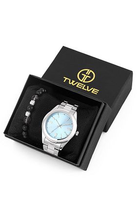 ساعت مچی فیروزه ای مردانه 44 میلی متر Twelve - کد 348372448