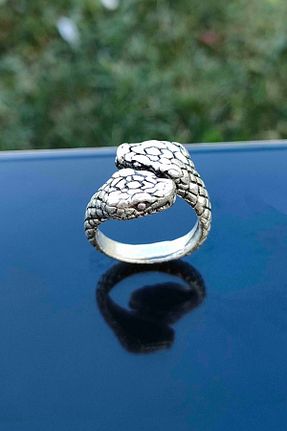 انگشتر جواهر زنانه روکش نقره TREND COLLECTİON - کد 348576747