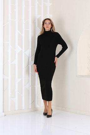 لباس مشکی زنانه بافتنی Zyn Zeyno - کد 349109476