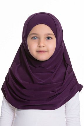 روسری بنفش ساده HÜRREM BONE - کد 348384898
