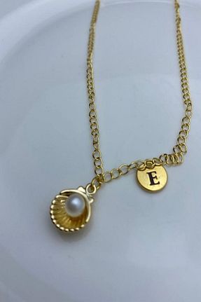 گردنبند جواهر طلائی زنانه روکش طلا Bourgogne2021 - کد 348430332