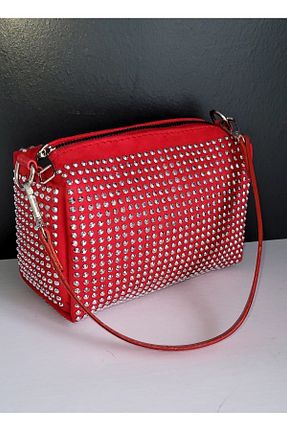 کیف دوشی قرمز زنانه پارچه ای BOHEMIAN BOUTIQUE - کد 348784096