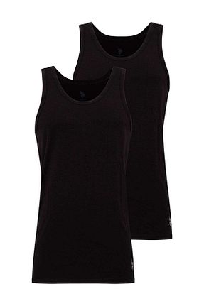 رکابی مشکی مردانه پنبه ای U.S. Polo Assn. - کد 744030493