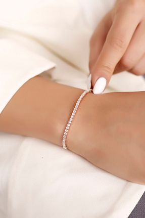 دستبند نقره قرمز زنانه 925 عیار SARIASLAN - کد 349259980