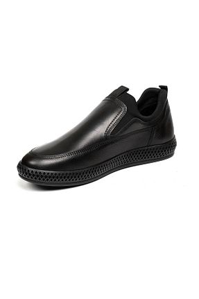 کفش پیاده روی مشکی مردانه چرم اصل Greyder - کد 349346004