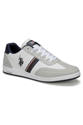 کفش اسنیکر سفید مردانه بند دار U.S. Polo Assn. - کد 31783222