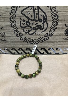 دستبند جواهر سبز زنانه سنگ طبیعی Sultan - کد 348532808