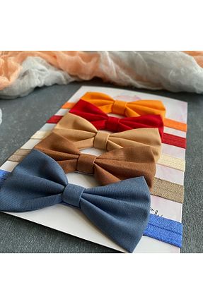 پاپیون رنگی بچه گانه پارچه ای Miniko Butik - کد 348704378