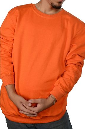 سوئیشرت نارنجی زنانه ساده Nacar - کد 348823227