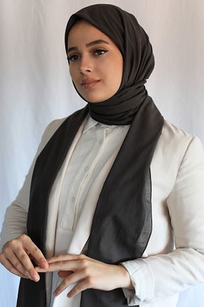 دستمال گردن قهوه ای زنانه پنبه ای Argite - کد 349102936