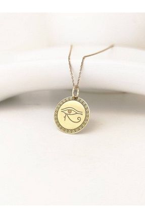گردنبند نقره طلائی زنانه 24 عیار GÜMÜŞ - کد 349238285