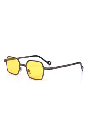 عینک آفتابی زنانه 46 UV400 فلزی سایه روشن مستطیل کد 349356118
