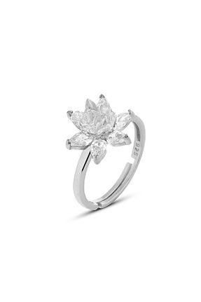 انگشتر نقره زنانه زیرکن Zanaatsilver - کد 350315451